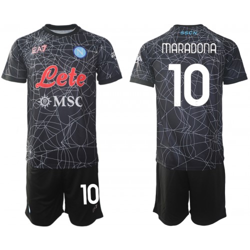 SSC Napoli Diego Maradona 10 Special Dres Dječji Domaći 2021/2022 Kratkih Rukava SSC Napoli Diego Maradona 10 Special Dres Dječji Domaći 2021/2022 Kratkih Rukava